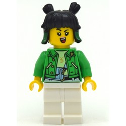Mei, Bright Green Jacket