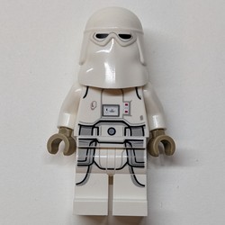Snowtrooper, White Hips, Reddish Brown Head