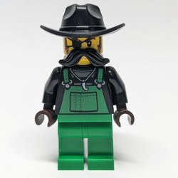 Criminal, Snake Rattler, Green Overalls