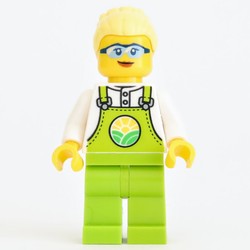 Peach, Lime Overalls