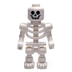 Skeleton, Standard Face, Bent Arms (78132 Torso)