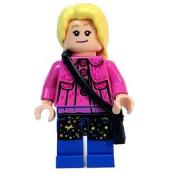Luna Lovegood, Dark Pink Jacket, Printed Skirt