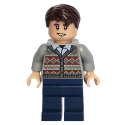 Neville Longbottom, Light Bluish Gray Sweater, Dark Blue Legs
