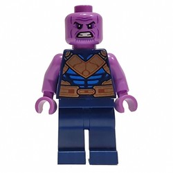 Thanos, Dark Blue and Gold Outfit, Medium Lavender Arms