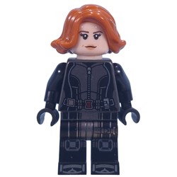 Black Widow, Pearl Dark Gray Jumpsuit, Medium Azure Highlights