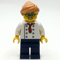 Pizza Chef, Dark Azure Glasses