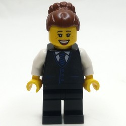 Hotel Clerk, Black Suit