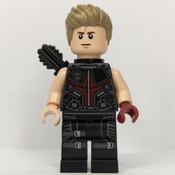 Hawkeye, Dark Tan Hair, Dark Red Hand