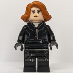 Black Widow, Black Jumpsuit, Printed Legs (20877 Hair)