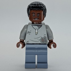Darius, Light Bluish Gray Shirt