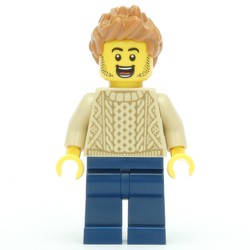 Tan Torso, Dark Blue Legs, Medium Nougat Hair