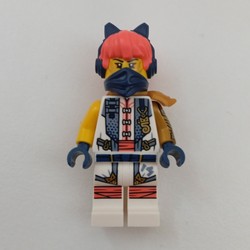Sora, Dark Blue Bandana and Cat Ears Headphones, Shoulder Armor