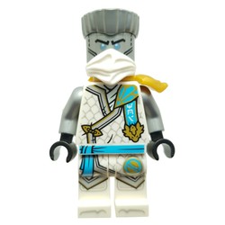 Zane, White Robes and Bandana, Shoulder Armor