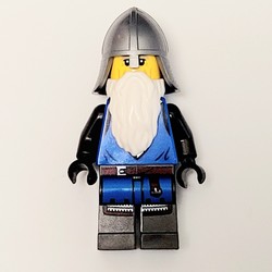 Mountain Fortress Black Falcon Soldier - Helmet with Neck Protector, Beard