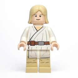 Luke Skywalker, White Robe, Straight Tan Hair, White Pupils, 3626cpr0635