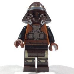 Lando Calrissian, Skiff Guard Disguise, Dark Brown Helmet and Legs