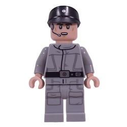 Imperial Crew, Light Bluish Gray Uniform, Black Cap, Open Mouth