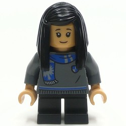 Cho Chang, Short Legs, Dark Bluish Grey Sweater, Scarf