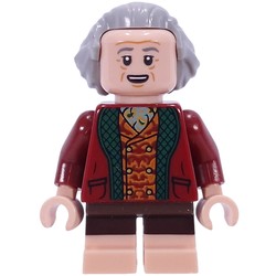Bilbo Baggins, Light Bluish Grey Hair, Dark Red Vest