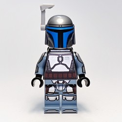 Jango Fett, Pearl Titanium Torso with Printed Arms