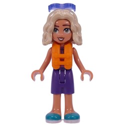 Nova - Lavender Top, Dark Purple Shorts, Life Vest, Sunglasses