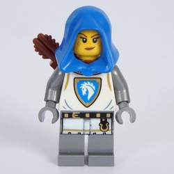 Archer, White Tunic, Blue Hood, Quiver
