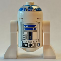 Astromech Droid, R2-D2, White 30367b Dome, 30361c Body