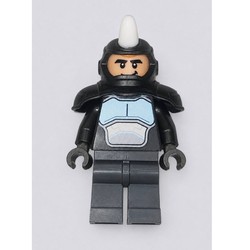 Rhino, White Horn, Metallic Blue Chest Plate
