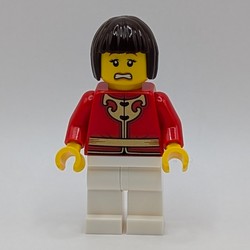 Dragon Operator, White Legs, Dark Brown Hair