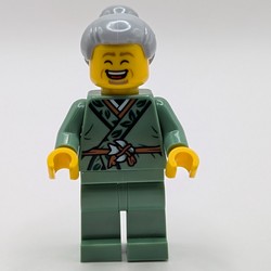 Sand Green Robes, Light Bluish Grey Hair