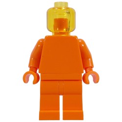 Monochrome, Orange with Trans-Yellow Head