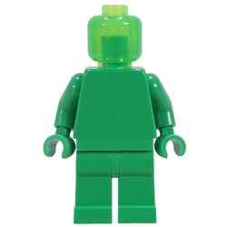 Monochrome, Bright Green with Trans-Bright Green Head