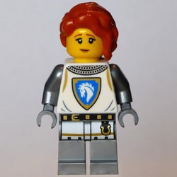 Horse Knight, Dark Orange Hair