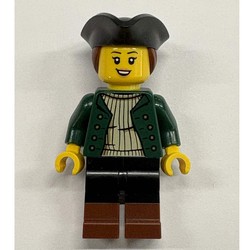 Boatswain, Dark Green Torso, Black Legs, Black Tricorn