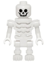 Skeleton, Standard Face, Angular Rib Cage, Bent Arms, Vertical Hand Clips