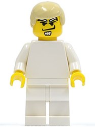 Soccer Player White Torso, White Legs 3