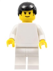 Soccer Player White Torso, White Legs 10