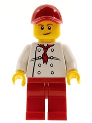 Chef, Red Neckerchief, Red Legs, Red Cap