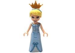 Cinderella - Bright Light Blue Dress, White Under-Dress, Crown