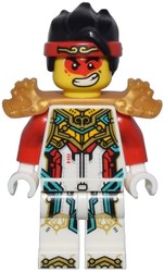 Monkie Kid, White Armor, Gold Shoulder Guards