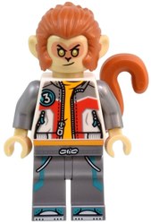 Monkey King, White and Flat Silver Suit