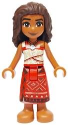 Moana, Sienna Brown, Red Skirt