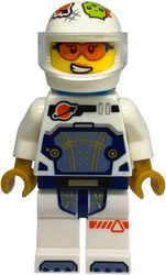 Astronaut, Jenny Brickle, White Spacesuit, Dark Azure Backpack, Standard Helmet