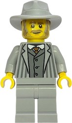 Light Bluish Grey Suit, Fedora