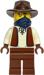 Explosives Expert, White Torso, Reddish Brown Legs, Fedora, Mask