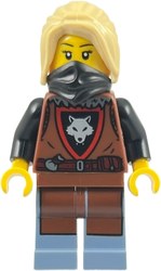 Knight, Wolfpack, Tan Hair, Mask