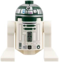 Astromech Droid, Dark Green Head, New Republic