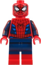 Spider-Man, Suit with Bue 'Ribs', Plain Legs