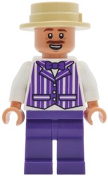 Dapper Dans Quartet Member, Dark Purple Suit