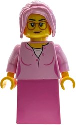 Sakura, Customer, Bright Pink/Dark Pink Dress, Bright Pink Hair
